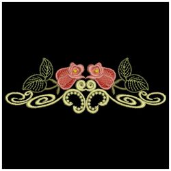 Red Roses Border 07(Md) machine embroidery designs