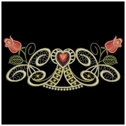 Red Roses Border 10(Lg) machine embroidery designs