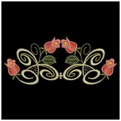 Red Roses Border 11(Lg) machine embroidery designs