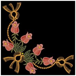 Red Roses Corner 06(Lg) machine embroidery designs