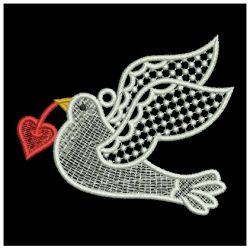 FSL Love Pigeons 04 machine embroidery designs