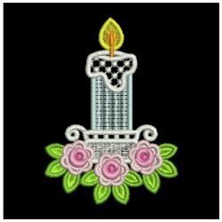 FSL Rose Candles 02 machine embroidery designs