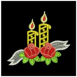 FSL Rose Candles 04 machine embroidery designs