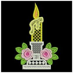FSL Rose Candles 10 machine embroidery designs