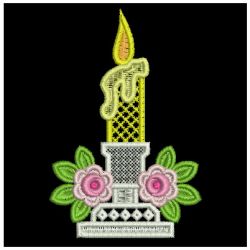 FSL Rose Candles 10 machine embroidery designs