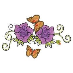 Artistic Roses 01(Md) machine embroidery designs