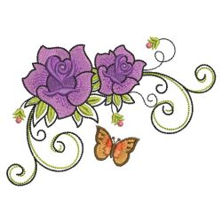 Artistic Roses 02(Md) machine embroidery designs