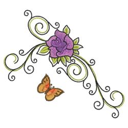 Artistic Roses 05(Lg) machine embroidery designs