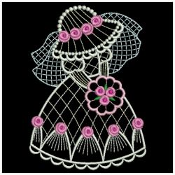 Vintage Sunbonnets Brides 03(Md) machine embroidery designs