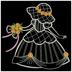 Vintage Sunbonnets Brides 06(Lg) machine embroidery designs