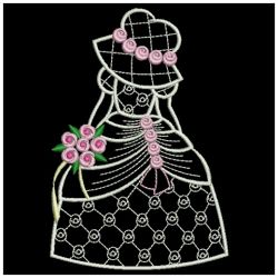 Vintage Sunbonnets Brides 09(Md) machine embroidery designs