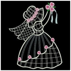 Vintage Sunbonnets Brides 10(Sm) machine embroidery designs