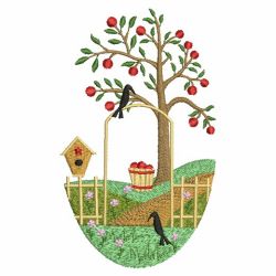 Country Scenery 02(Md) machine embroidery designs