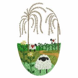 Country Scenery 04(Md) machine embroidery designs