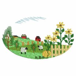 Country Scenery 09(Sm) machine embroidery designs
