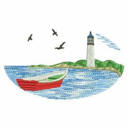 Lighthouse Scenery 04(Md) machine embroidery designs