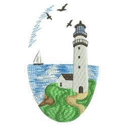 Lighthouse Scenery 05(Md) machine embroidery designs