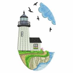 Lighthouse Scenery 06(Md) machine embroidery designs