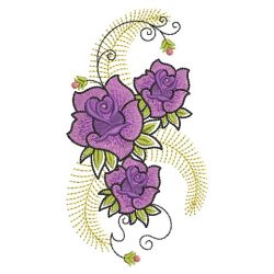 Artistic Roses 2 02(Sm) machine embroidery designs
