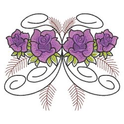 Artistic Roses 2 10(Sm) machine embroidery designs