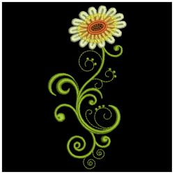 Colorful Flowers 6(Lg) machine embroidery designs