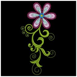 Colorful Flowers 6 02(Lg) machine embroidery designs