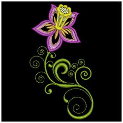 Colorful Flowers 6 06(Md) machine embroidery designs
