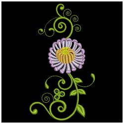 Colorful Flowers 6 10(Sm) machine embroidery designs