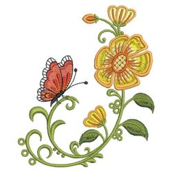 Dancing Butterflies 4 02(Md) machine embroidery designs