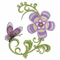 Dancing Butterflies 4 03(Lg) machine embroidery designs