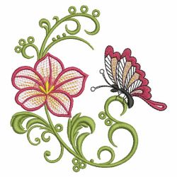 Dancing Butterflies 4 06(Lg) machine embroidery designs