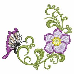 Dancing Butterflies 4 07(Sm) machine embroidery designs