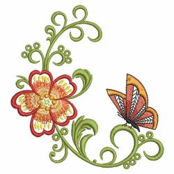 Dancing Butterflies 4 08(Sm) machine embroidery designs