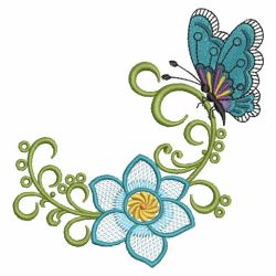 Dancing Butterflies 4 10(Md) machine embroidery designs