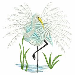 Great Egrets 01(Md) machine embroidery designs