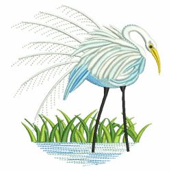 Great Egrets 03(Lg) machine embroidery designs