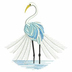 Great Egrets 04(Md) machine embroidery designs