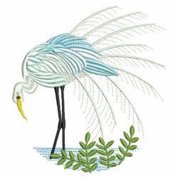 Great Egrets 05(Sm) machine embroidery designs