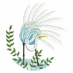 Great Egrets 06(Lg) machine embroidery designs