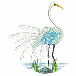 Great Egrets 07(Sm) machine embroidery designs