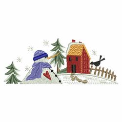 Winter Scenery 04(Lg) machine embroidery designs