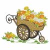 Floral Wheelbarrow 04(Lg)