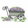 Floral Wheelbarrow 07(Lg)