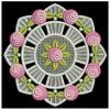 FSL Bullion Rose Doily 09