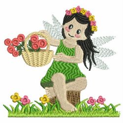 Spring Fairy 05 machine embroidery designs