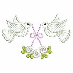 Love Doves 02(Md) machine embroidery designs