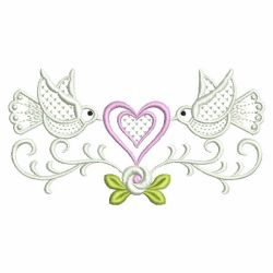 Love Doves 08(Sm) machine embroidery designs