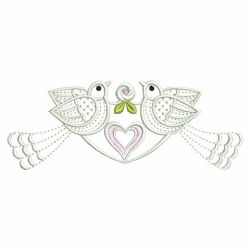 Love Doves 09(Sm) machine embroidery designs