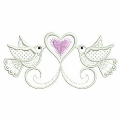 Love Doves 10(Sm) machine embroidery designs