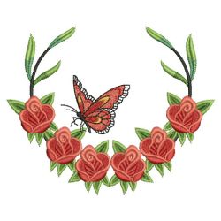 Red Roses Garden 03(Lg) machine embroidery designs